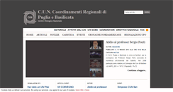 Desktop Screenshot of cunpugliabasilicata.it
